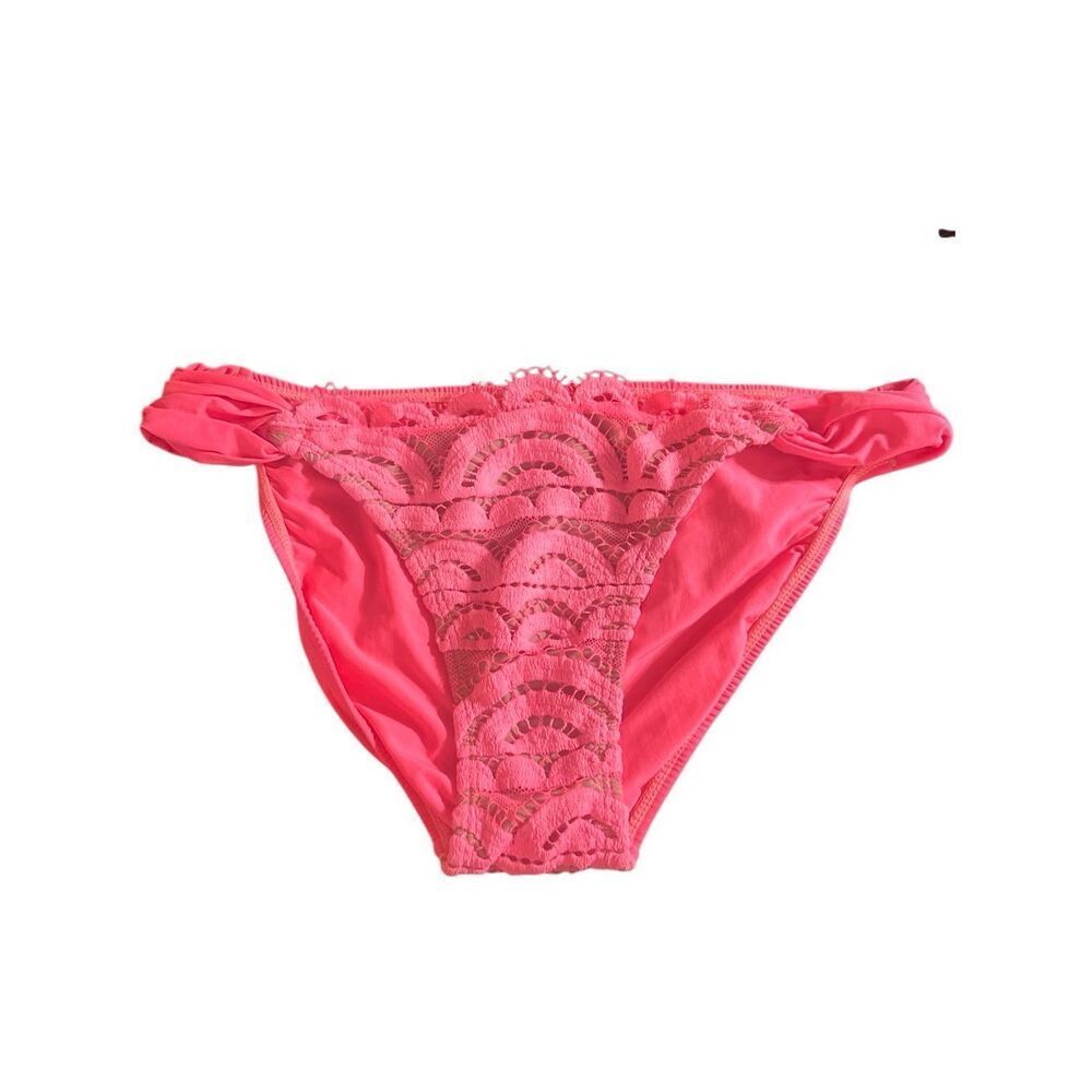 New. PQ tulip pink lace bikini bottom. Large. Retails $92 - Picture 2 of 9